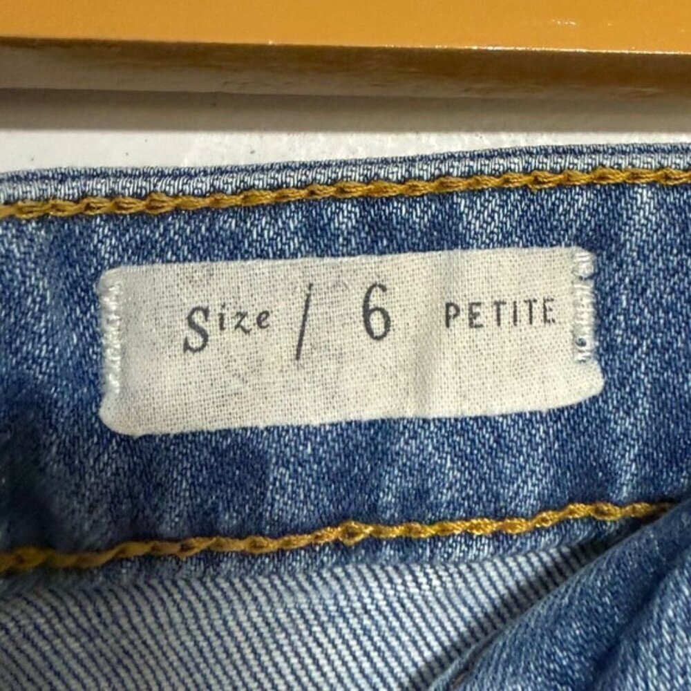 Pilcro and the Letterpress Denim Midi Skirt Size 6 Petite - Picture 7 of 12